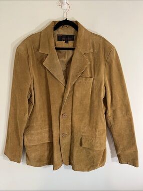 Phase Two vintage suede blazer size large